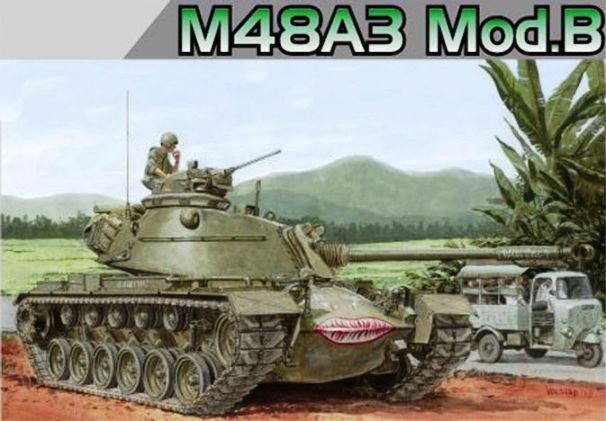 Сборная модель Dragon 3544 M48A3 модификация Б «Паттон III» средний танк США 1950-х годов, 1/35