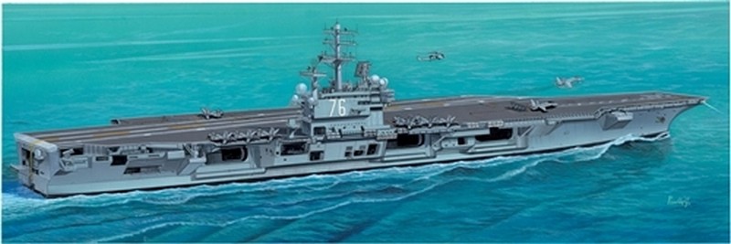 Сборная модель Italeri 05533 Авианосец USS Ronald Reagan, 1/720