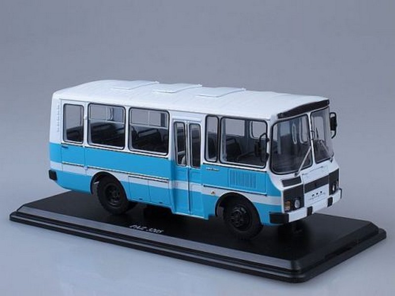 Сборная модель "Городской автобус ПАЗ-3205, 1989 г."